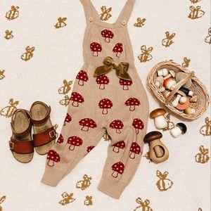 Fin & Vince Toadstool/Mushroom Overalls